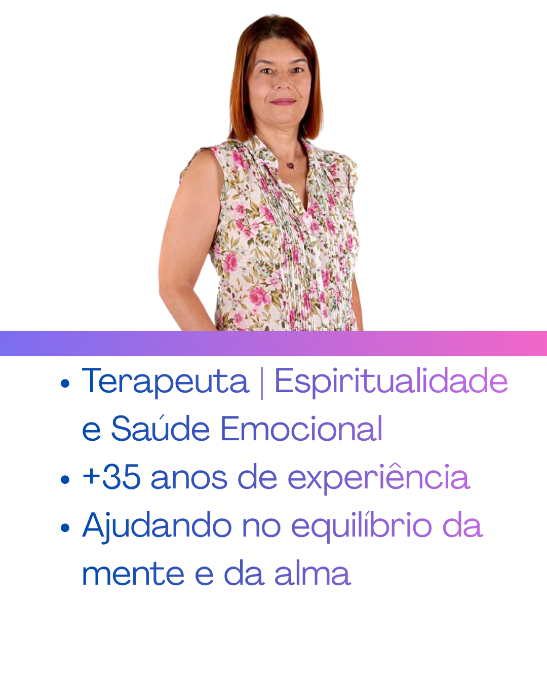 Terapeuta Espiritualidade e Saúde Emocional Eliete Souza Ferreira